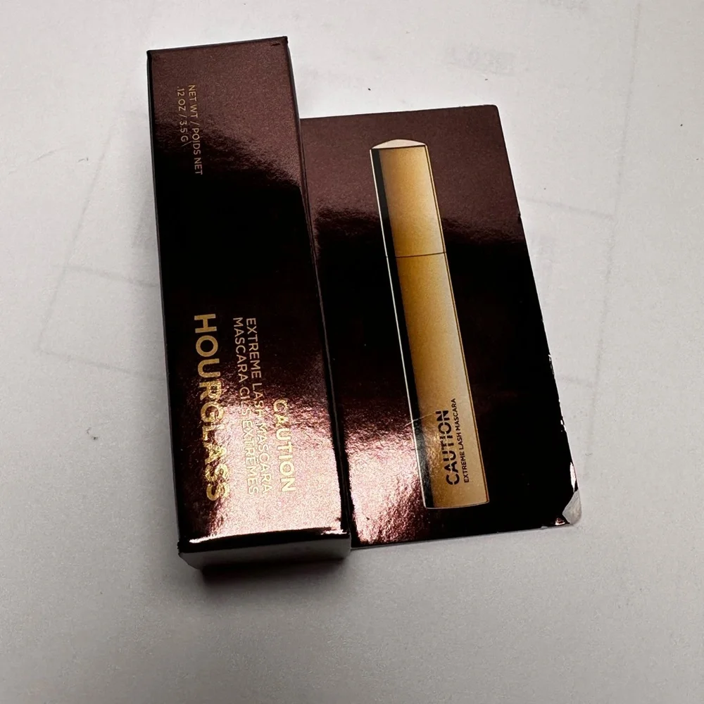 🆕 HOURGLASS Mini Caution™ Extreme Lash Mascara Ultra Black Travel Size NIB